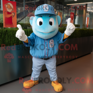 Guante de béisbol turquesa...