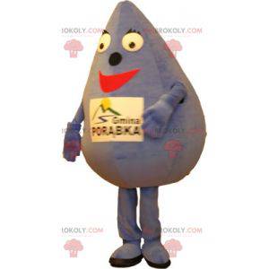 Mascotte gigante viola goccia. Mascotte viola - Redbrokoly.com