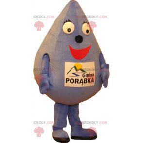 Mascotte gigante viola goccia. Mascotte viola - Redbrokoly.com