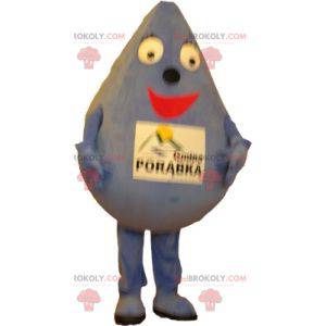 Mascotte gigante viola goccia. Mascotte viola - Redbrokoly.com