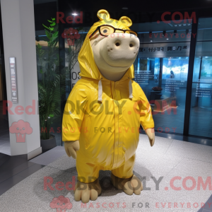 Guldflodhest maskot kostume...