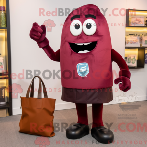 Maroon Grenade mascot...