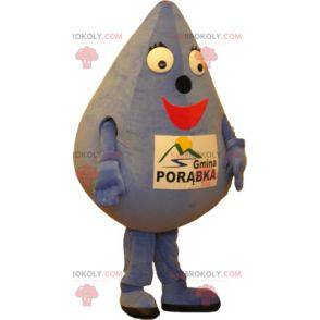 Mascotte gigante viola goccia. Mascotte viola - Redbrokoly.com