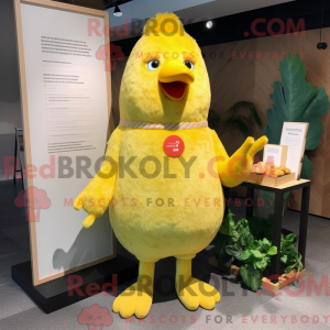 Disfraz de mascota de pollo...