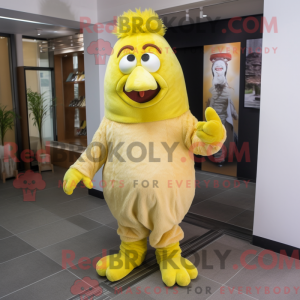 Disfraz de mascota de pollo...