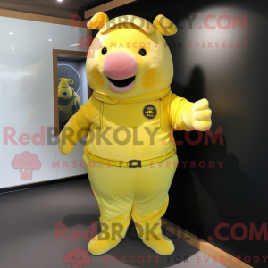 Personaggio mascotte scrofa...