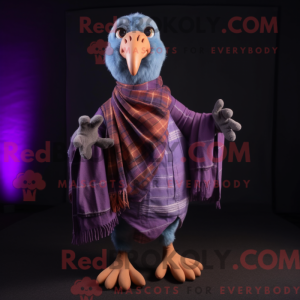 Purple Dodo Bird mascot...