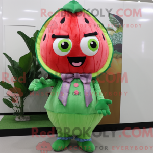 Vannmelon maskot kostyme...