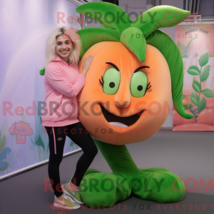 Peach Beanstalk mascot...