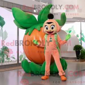 Peach Beanstalk mascot...