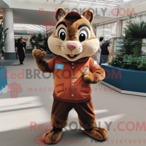 Brown Chipmunk mascot...