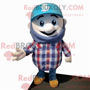Blue Baseball Ball mascot...