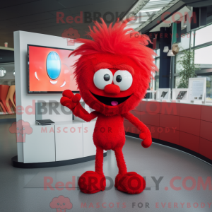 Red Television mascot...