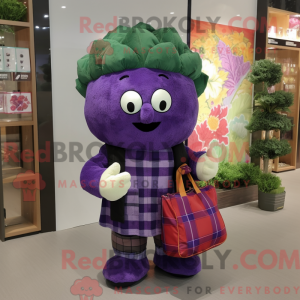 Purple Broccoli mascot...