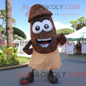 Brown Aglet mascot costume...