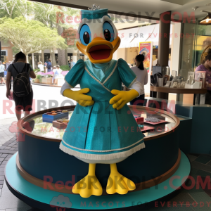 Figura de máscara de pato...