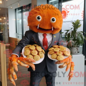 Crab Cakes mascot costume...