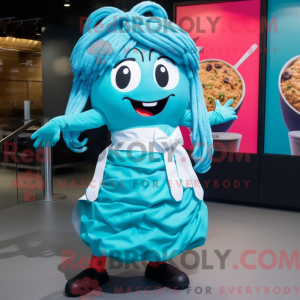Turkis Ramen maskot kostume...