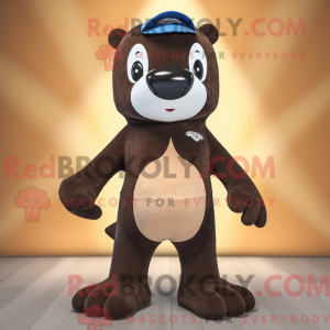Brown Killer Whale mascot...