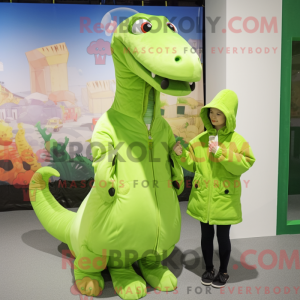 Limegrøn Brachiosaurus...