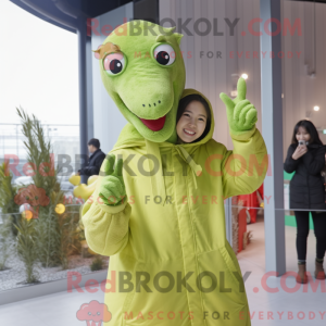 Limegrønn Brachiosaurus...