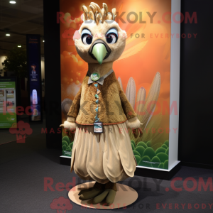 Figura de máscara de pavão...