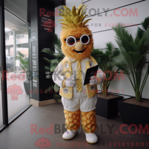 Cream Pineapple mascot...