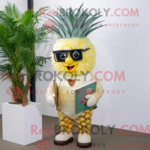 Cream Pineapple mascot...