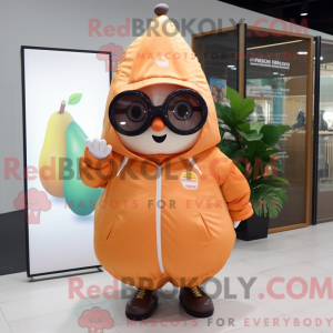 Peach Pear mascot costume...