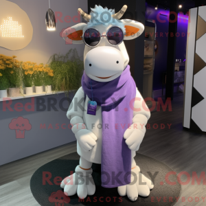 Lavendel ko maskot kostume...