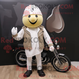 White Pear mascot costume...