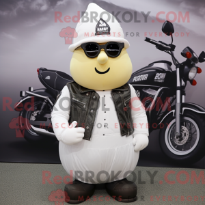 White Pear mascot costume...