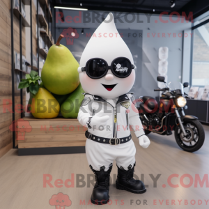 White Pear mascottekostuum...