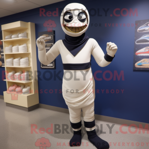 Navy Mummy mascot costume...