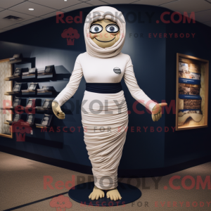 Navy Mummy mascot costume...