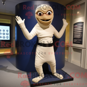 Navy Mummy mascot costume...