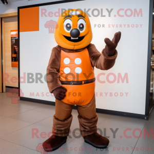Orange Chocolate Bar maskot...