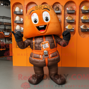 Orange Chocolate Bar maskot...