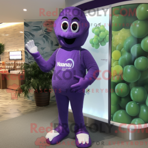 Disfraz de mascota de uva...