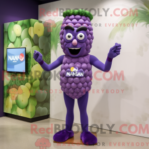 Grape mascot costume...