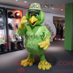 Lime Green Eagle maskerad...