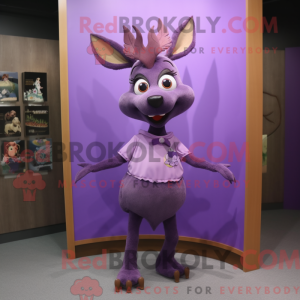 Máscara de veado roxo com...