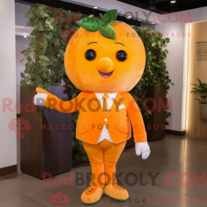 Orange Grape mascot costume...