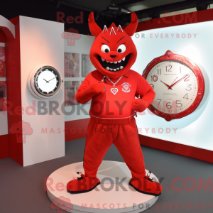Devil mascot costume...