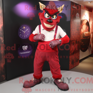 Devil mascot costume...