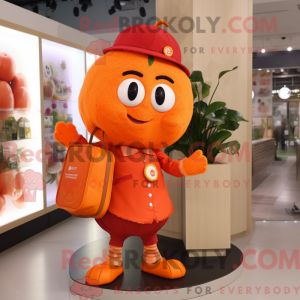 Orange Raspberry mascot...