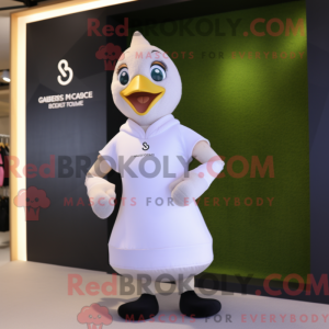 Cream Gosling maskot...