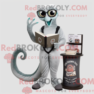 Gray Hydra mascot costume...