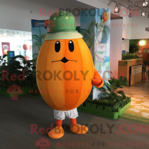 Máscara de melão laranja...