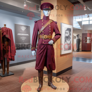 Maroon Civil War Soldier...